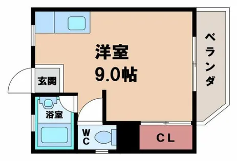 マンション幸樹荘【3階】の間取り