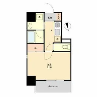 レジデンシア花の木【7階】の間取り