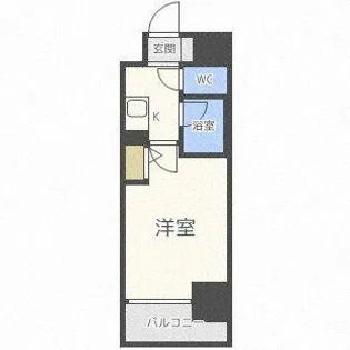 エスリード大阪城北【4階】の間取り