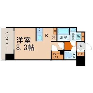 ルーエ今池【8階】の間取り