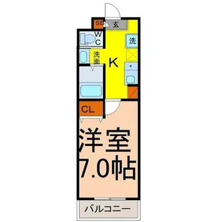 A・City瑞穂雁道【4階】の間取り