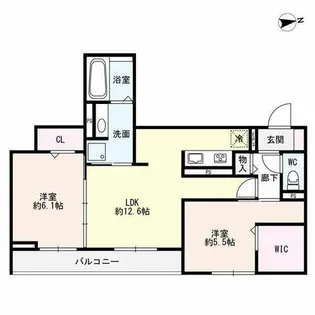 SOL【3階】の間取り