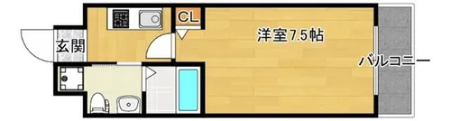 大阪府大阪市東淀川区上新庄3丁目【マンション】の間取り