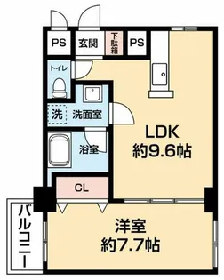 パラッツォJ&I21【2階】の間取り