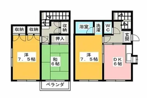 メゾンNT【2号室】の間取り