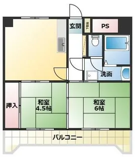 ルミエール立花【5階】の間取り