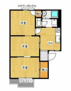 アーバンハウス気噴【205号室】の間取り