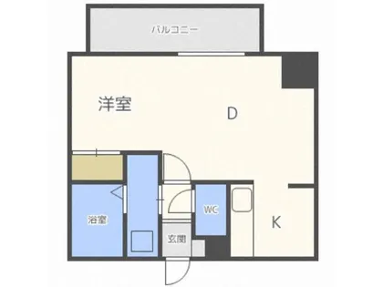 パルティーレ平岸【4階】の間取り