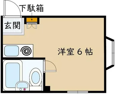 大阪府豊中市庄内幸町1丁目【マンション】の間取り