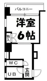 スクエア橘【5階】の間取り