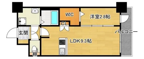 セレニテ新大阪プリエ【9階】の間取り