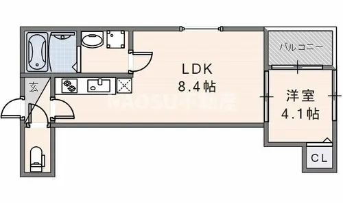 グラン コスモ【201号室】の間取り