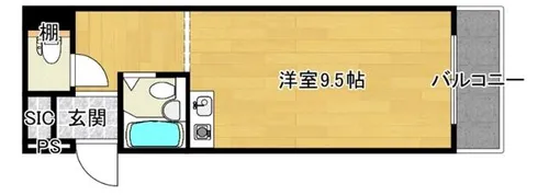 栄瑞光マンション【2階】の間取り