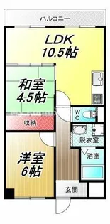 ブリス八尾【2階】の間取り