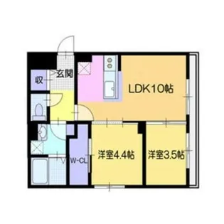 シューレジデンス元町【101号室】の間取り