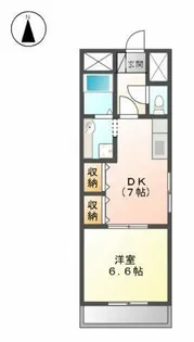 メゾン砂田橋【5階】の間取り