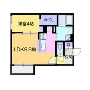 シューレジデンス元町【303号室】の間取り