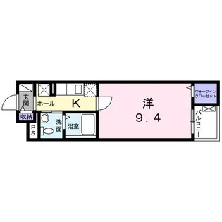 ピュアメゾン正雀【4階】の間取り