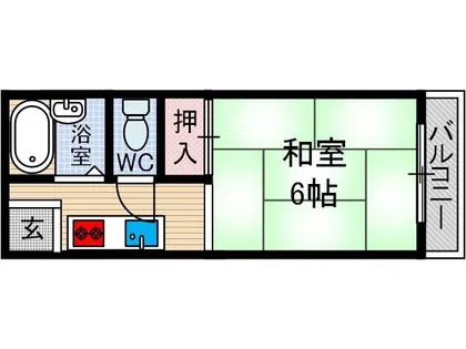 ハイツ安藤【2階】の間取り