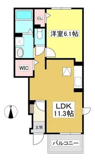 シエル エトワール【1階】の間取り