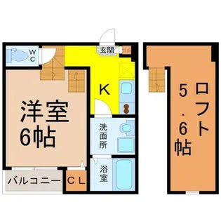 Cupre OSONE(キュプレオオゾネ)【2階】の間取り