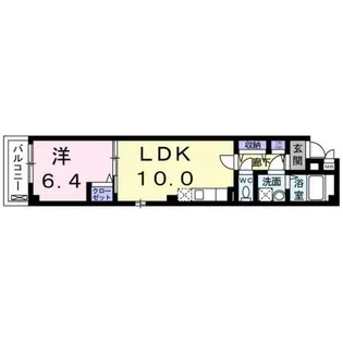 Le.佐女牛井町【2階】の間取り