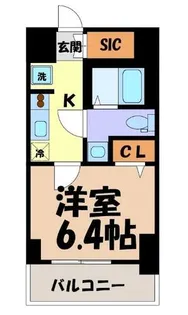 SHOKEN Residence名古屋NORTH【8階】の間取り