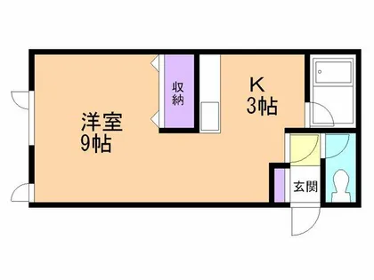 学)大昭グリーンヒル5【203号室】の間取り