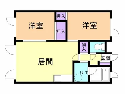 ハウスマリーナ【202号室】の間取り