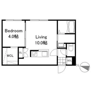 リーサ苗穂駅前【5階】の間取り