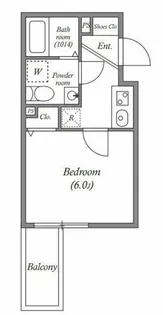 SERENiTE本町reflet【13階】の間取り