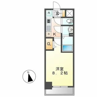 プレサンス上前津グレース【2階】の間取り