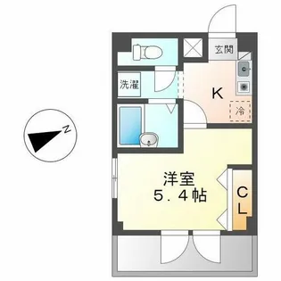 エスペランサ鶴舞19【4階】の間取り