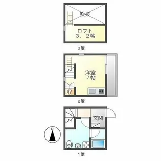 アンペルハイム本星崎【1階】の間取り