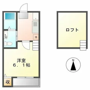 STAGE豊田本町【2階】の間取り