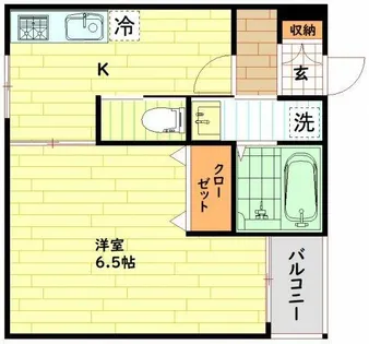 アルバス大宮【1階】の間取り
