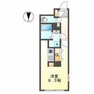 LUORE浄心【5階】の間取り