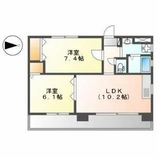 マ・メゾン千種公園【6階】の間取り