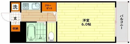 大阪府大阪市都島区都島北通2丁目【マンション】の間取り
