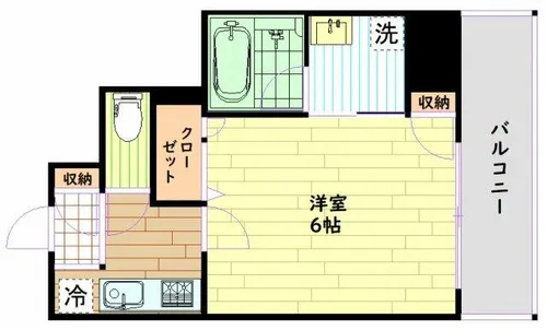 Luce Shinfukushima(ルーチェ新福島)【2階】の間取り