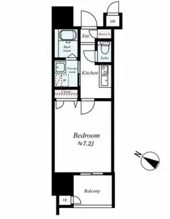 サヴォイ テンジンスクワイヤー【3階】の間取り