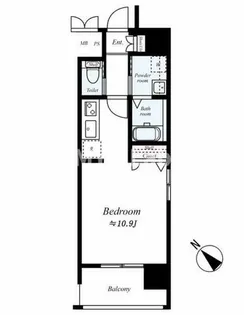 福岡県福岡市中央区大宮2丁目【マンション】の間取り