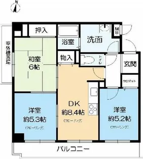 中島マンション【2階】の間取り