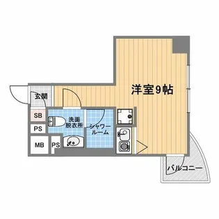 インターフェルティR2甲子園【10階】の間取り