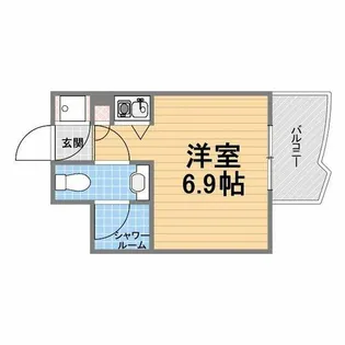 インターフェルティR2甲子園【4階】の間取り