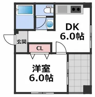 ライフハウスツネⅡ号館【3階】の間取り