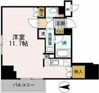 カスタリア栄【3階】の間取り