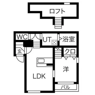GRANDFORME 名城【205号室】の間取り