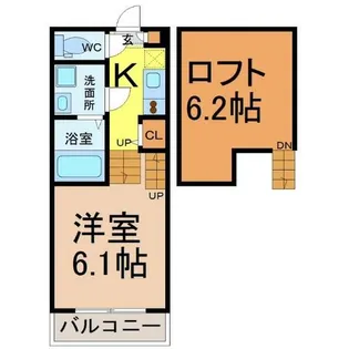 K Flat【2階】の間取り