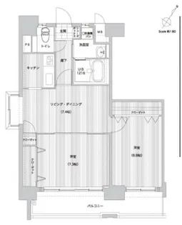 福岡県福岡市博多区博多駅前3丁目【マンション】の間取り